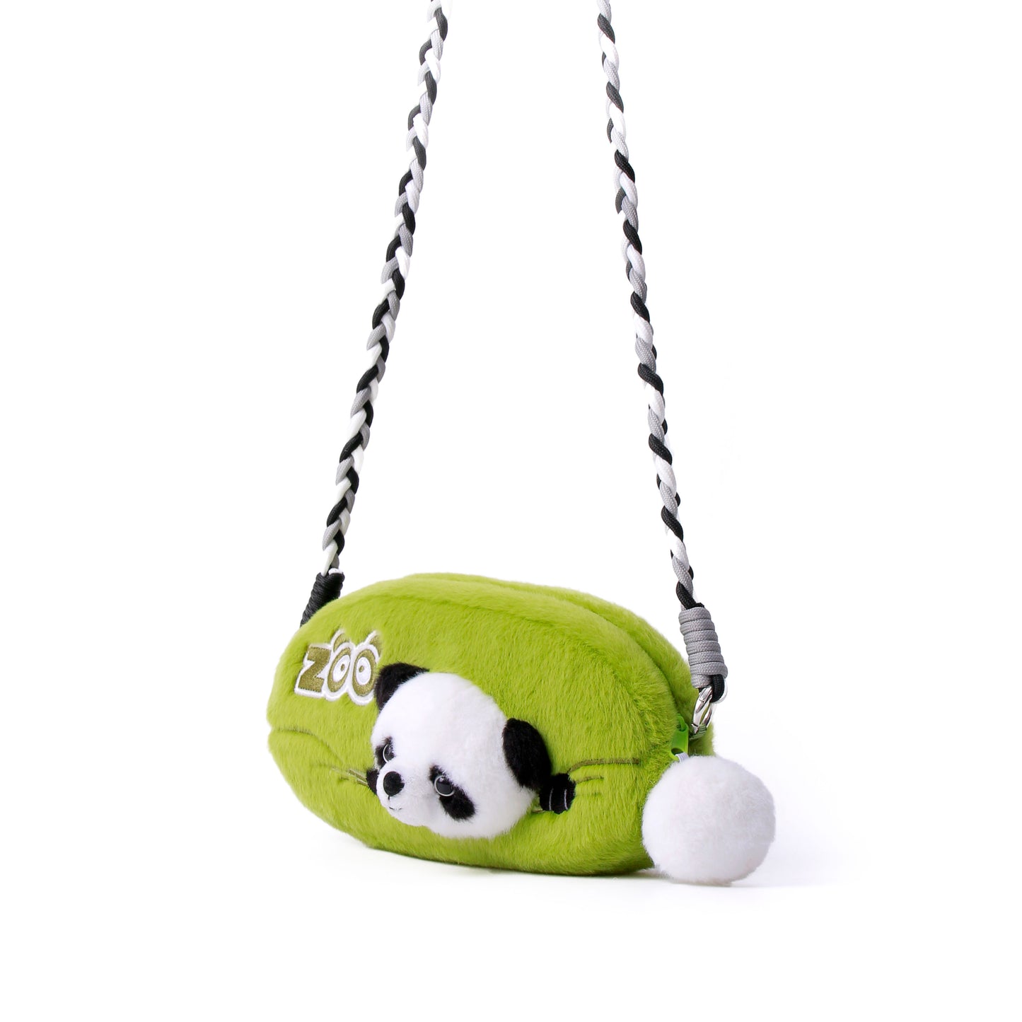 大熊猫毛绒斜挎包