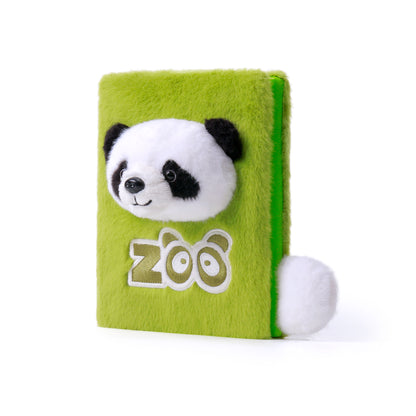 大熊猫毛绒盖章本