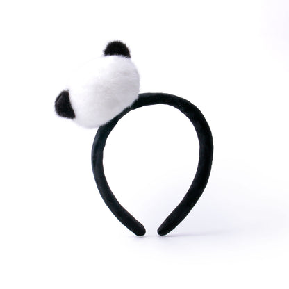 大熊猫毛绒发箍