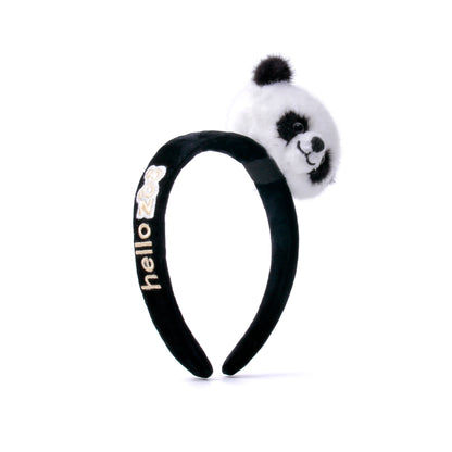 大熊猫毛绒发箍