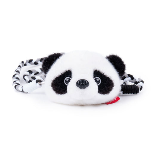 大熊猫毛绒手机背夹