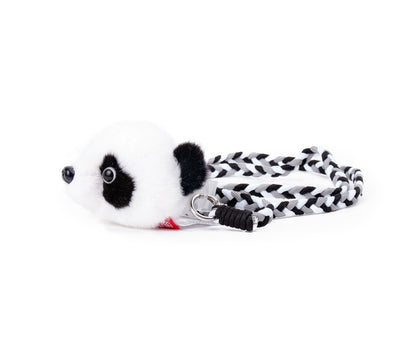 大熊猫毛绒手机背夹