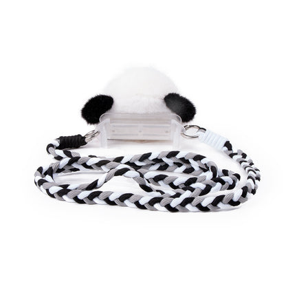 大熊猫毛绒手机背夹